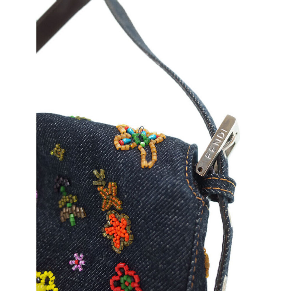 Fendi Bag Shoulder Beaded Mamma Semi Bucket - Picture 5 of 9